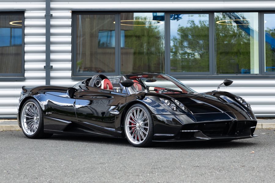 2021 Pagani Huayra Roadster car for sale on website designed and built by racecar