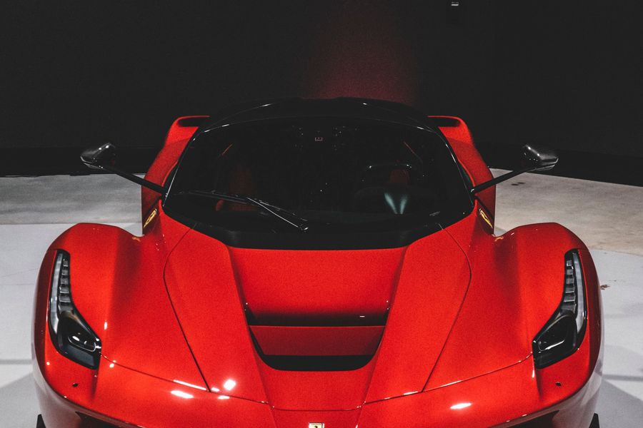Ferrari La Ferrari car for sale on website designed and built by racecar