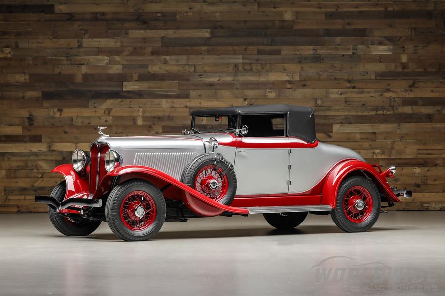 Auburn 8-100A Custom Cabriolet lot still available at Worldwide Aucioneers