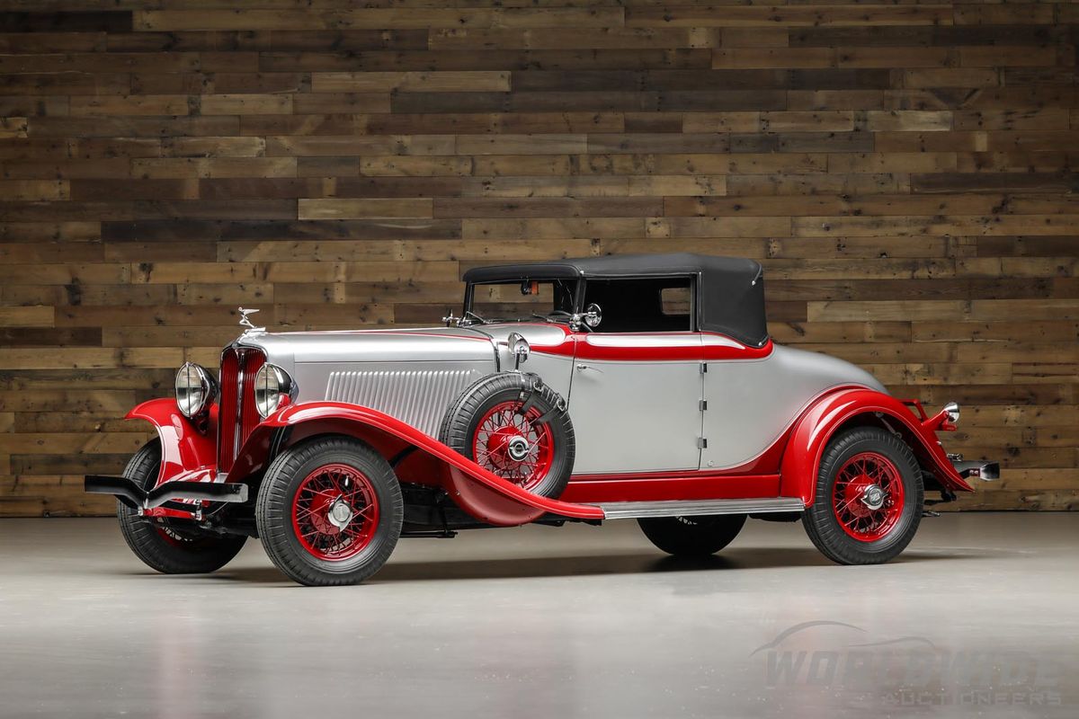 Auburn 8-100A Custom Cabriolet lot still available at Worldwide Aucioneers