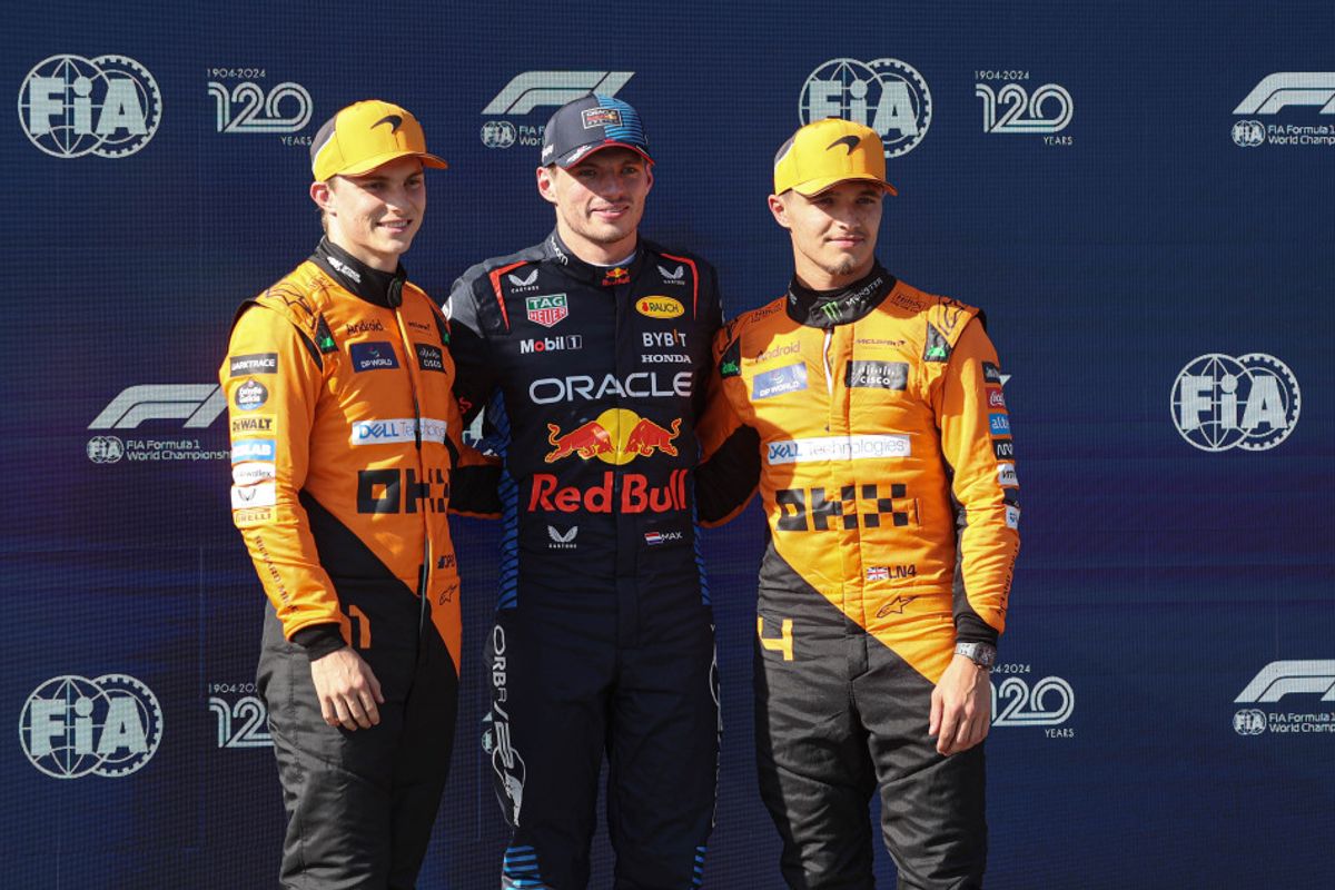 Verstappen takes Imola GP pole, grid penalty for Piastri