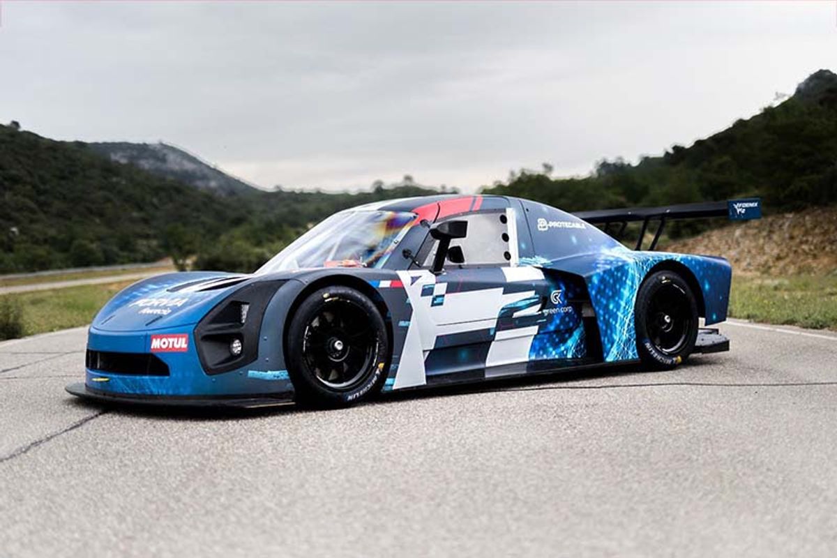 The Foenix H2 on track at Le Mans 24