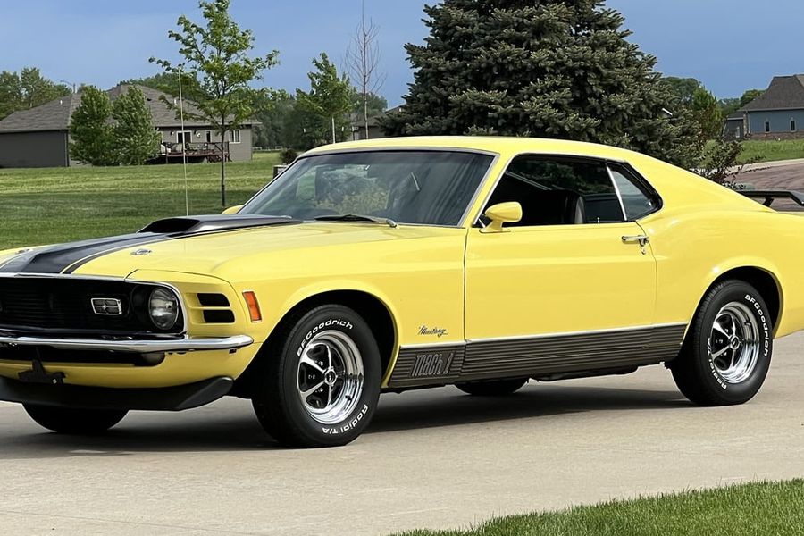 1970 Ford Mustang Mach 1 Fastback No Reserve @ Mecum Tulsa Auction