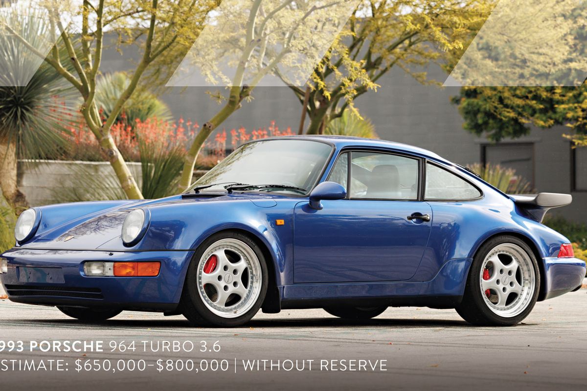 No Reserve Porsche 964 Turbo at Goodings Pebble Beach Auctions