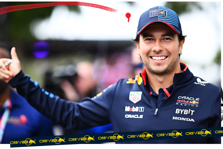 Sergio Perez re-signs with Red Bull