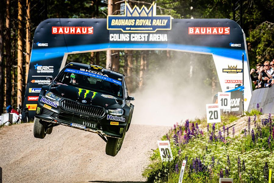 Solberg edges Paddon on Friday in high-speed Swedish ERC thriller