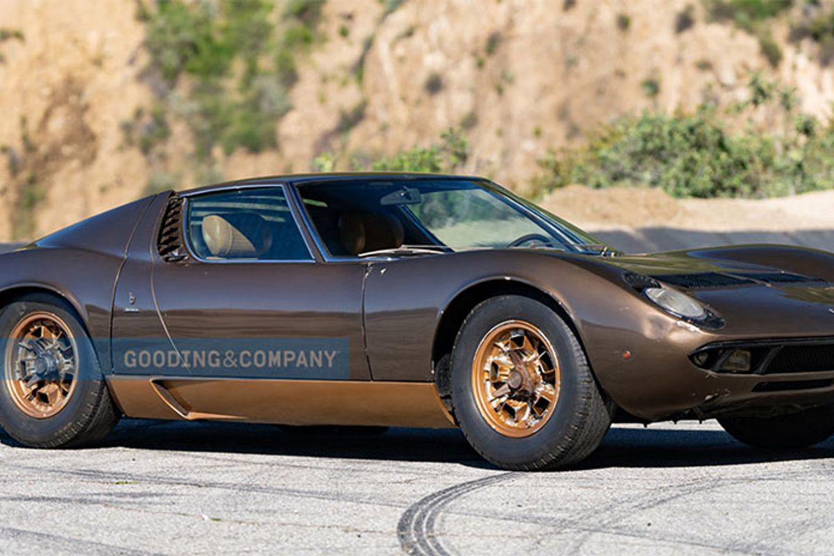 Unrestored Miura S Joins Gooding & Co Pebble Beach Auctions