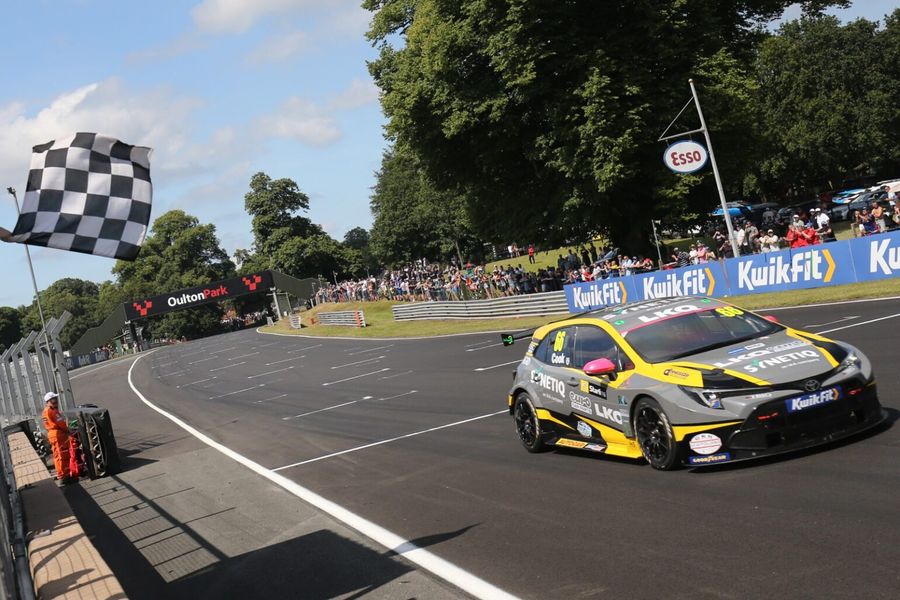 Josh Cook storms to BTCC Race 2 win at Oulton Park