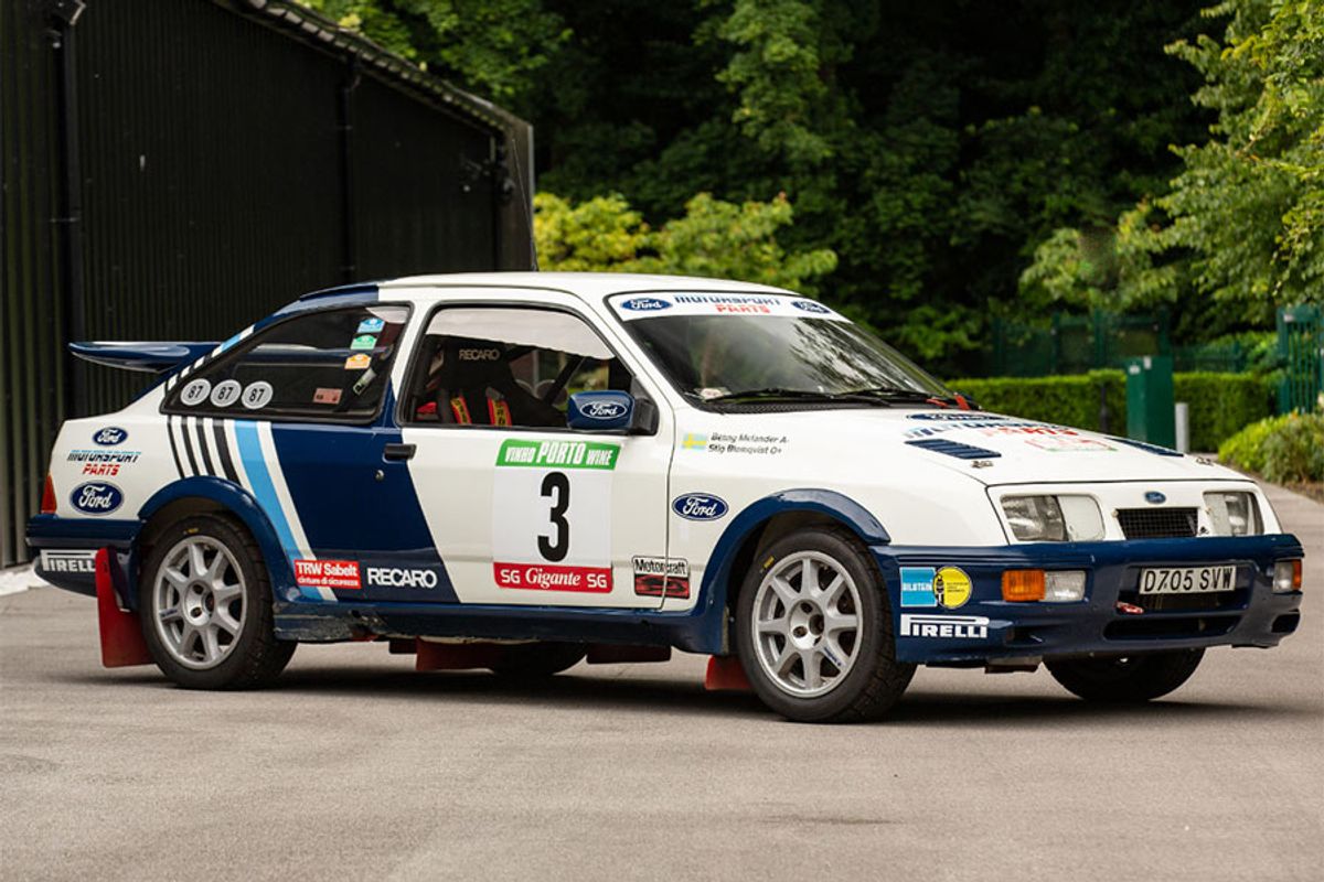 Ex Works Stig Blomqvist Ford Sierra RS Cosworth Group A Rally Car - Bonhams Goodwood