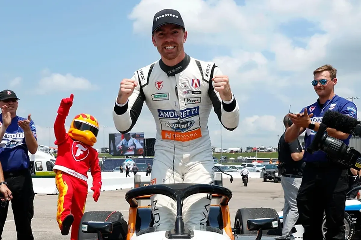 Brit Louis Foster wins fifth from seven Indy NXT races