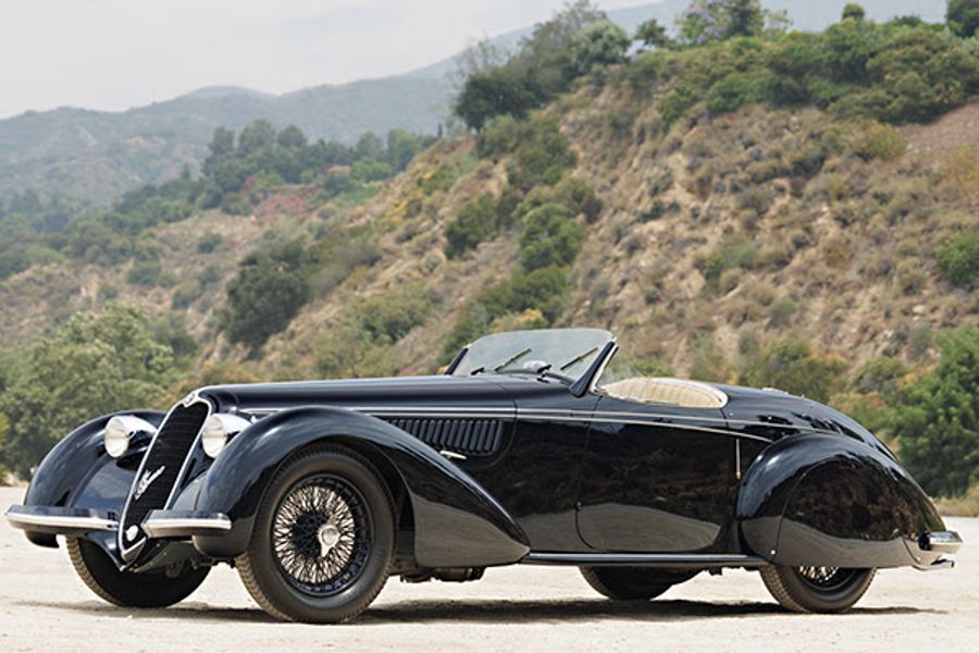 Alfa Romeo 8C 2900B Lungo Spider headlines Gooding’s Pebble Beach Auction