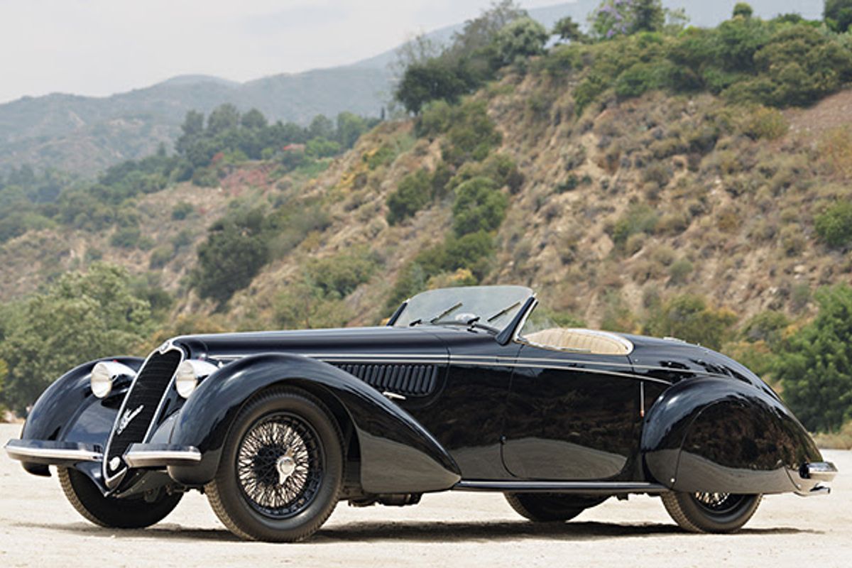 Alfa Romeo 8C 2900B Lungo Spider headlines Gooding’s Pebble Beach Auction