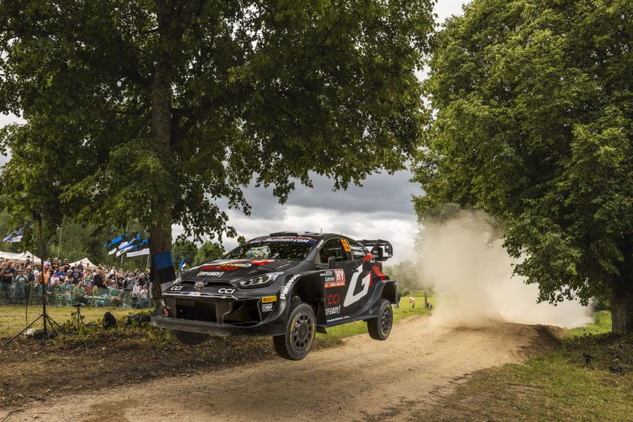 Rovanpera leads Tet Rally Latvia ahead of rising star Mārtiņš Sesks