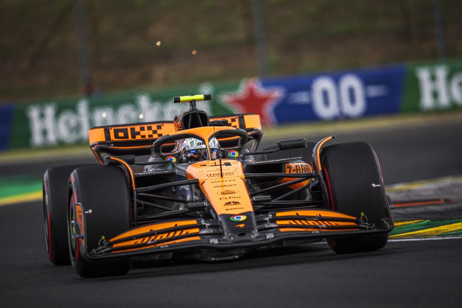Lando Norris beat team-mate Oscar Piastri to Hungarian Grand Prix pole
