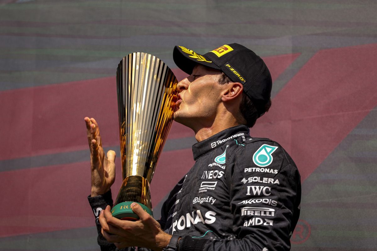 Russell leads Mercedes 1-2 at Belgian Grand Prix