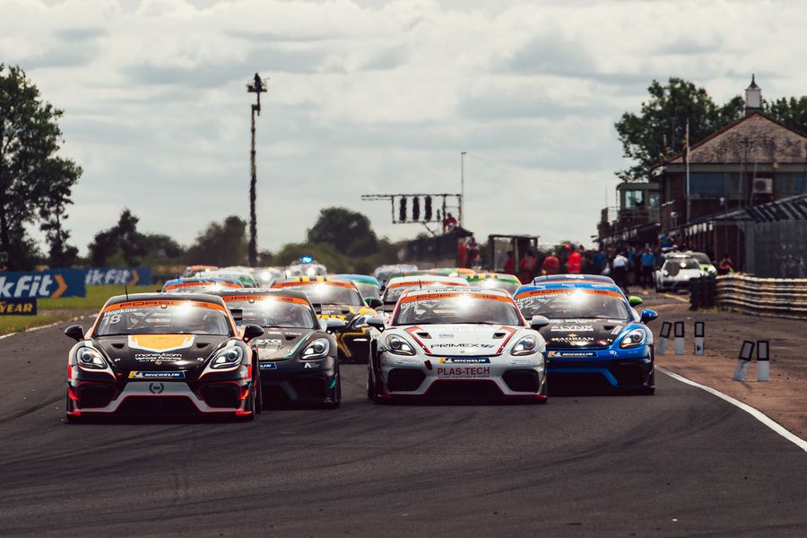 Coates is hometown hero with two wins at Croft Porsche Sprint Challenge GB