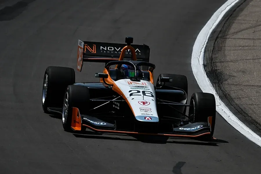 Pole, fastest lap & victory for Brit Louis Foster in Gateway INDY NXT race