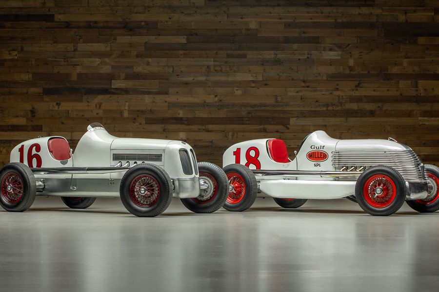 Video Last Two 1937 Miller-Gulf Race Cars on offer at  Worldwide Auctioneers