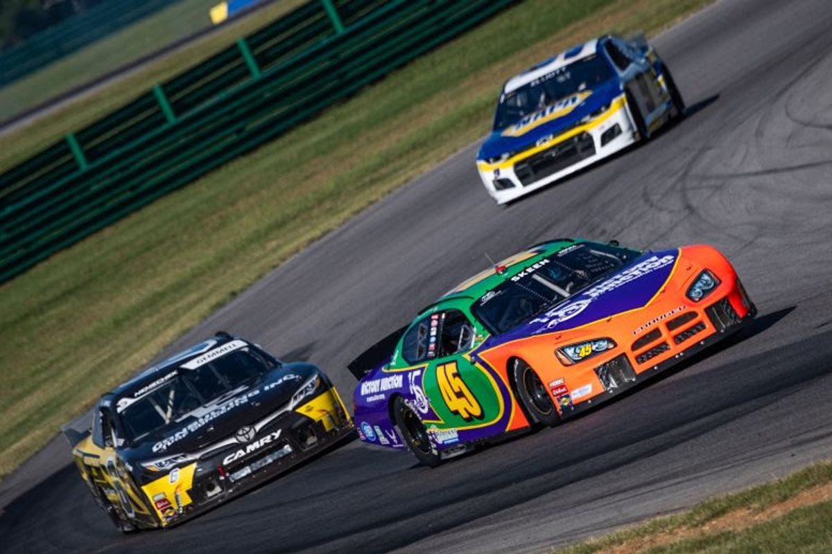 Petty's Garage and Mike Skeen win Inaugural HSR NASCAR Classic