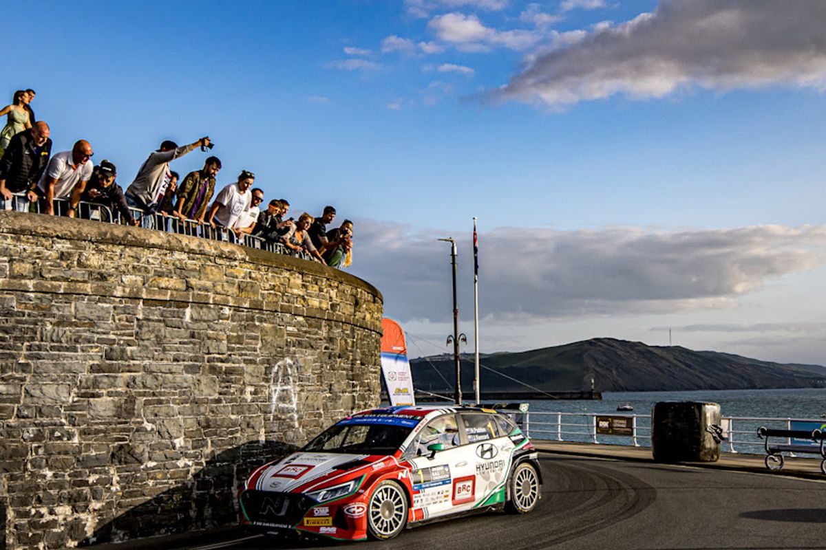 ERC: Haydon Paddon acing it on Rali Ceredigion's  asphalt