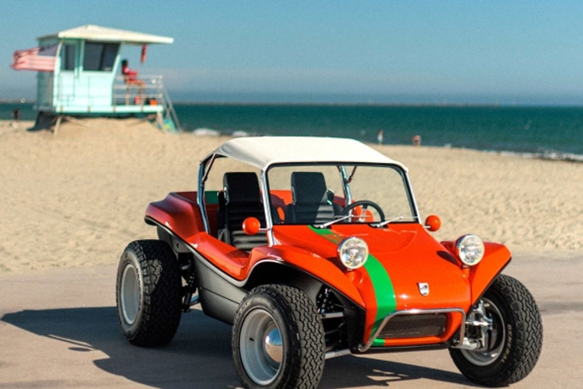 Meyers Manx 2.0 EV pre-production dune buggy  at Goodwood Revival