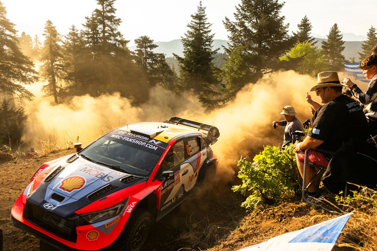 Tänak leads Friday in Greece as WRC title rivals suffer