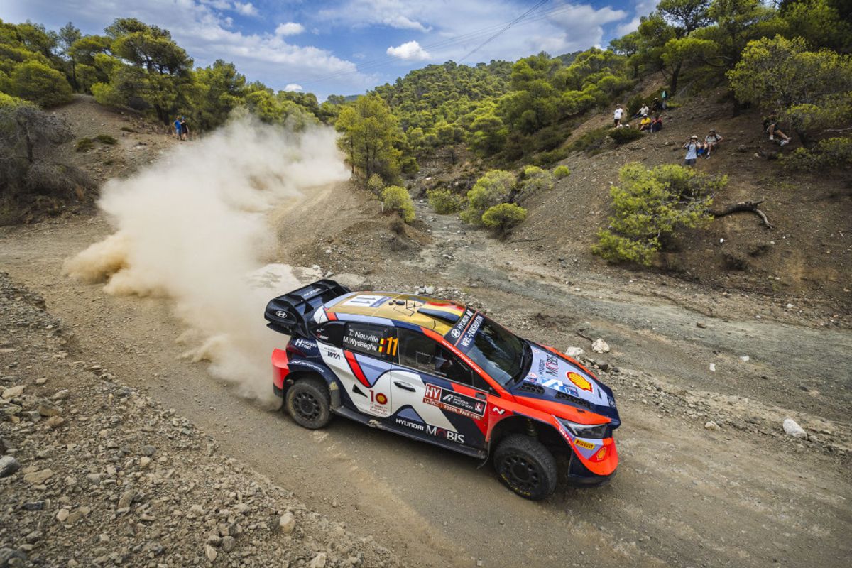 Acropolis Rally Greece: Neuville leads Hyundai 1-2-3