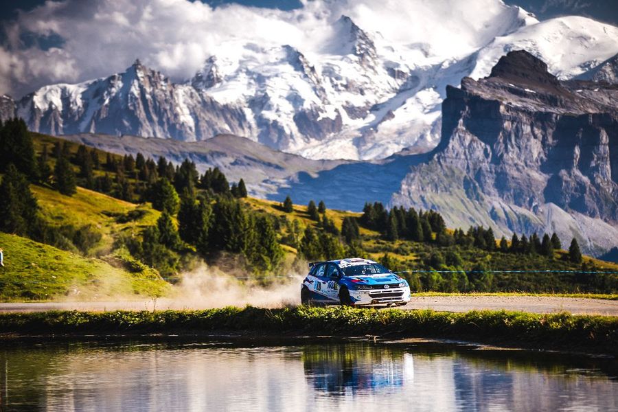 Pablo Sarrazin completes Rallye Mont Blanc-Morzine in first Rally2 outing