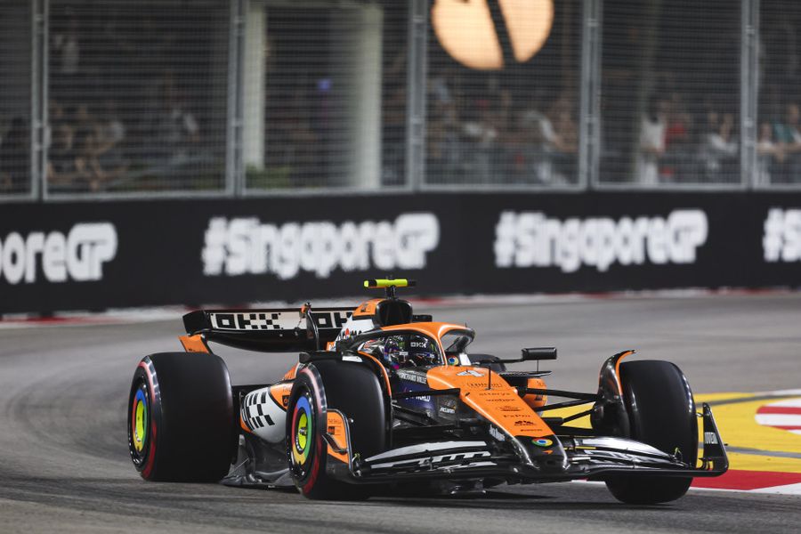 Norris quickest in Singapore PF2 ahead of Leclerc