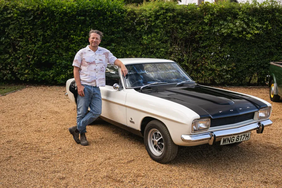 Jamie Oliver's Ford Capri 3000GT Mk1 @ The Classic Car Sale