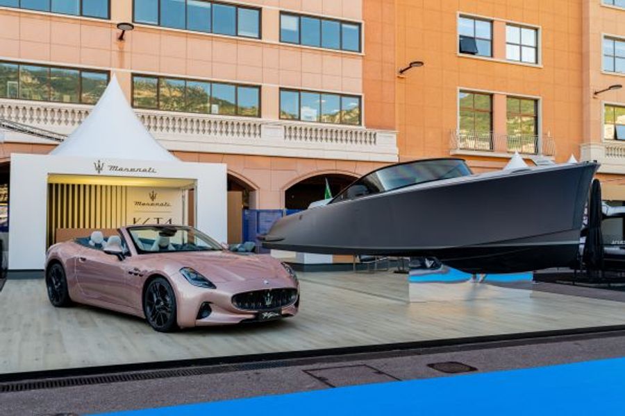 Maserati debuts the GranCabrio Folgore & TRIDENTE powerboat at Monaco Yacht Show 