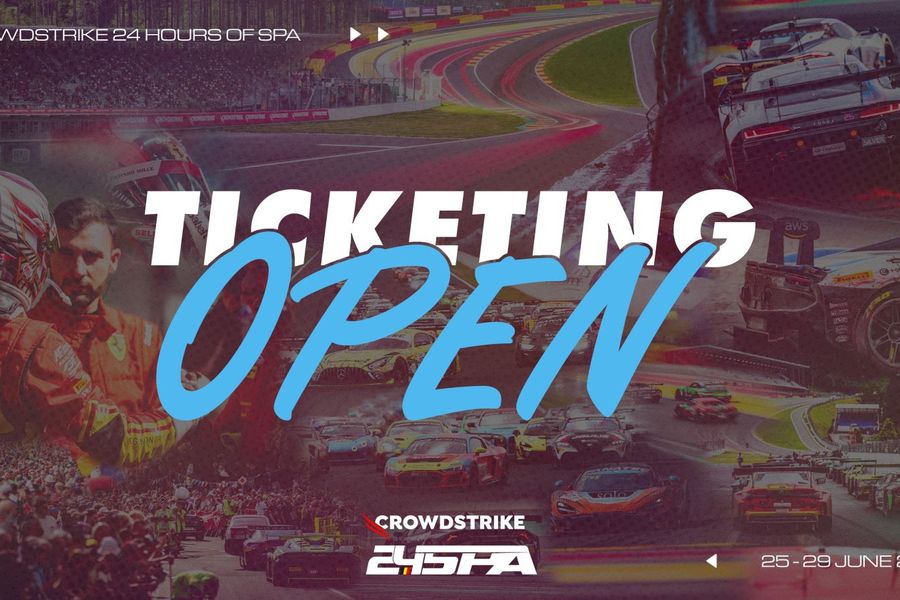 Tickets on sale for 2025 CrowdStrike 24 Hours of Spa