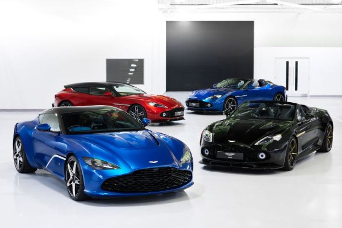 Unique Aston Martin Zagato collection  comes to market 