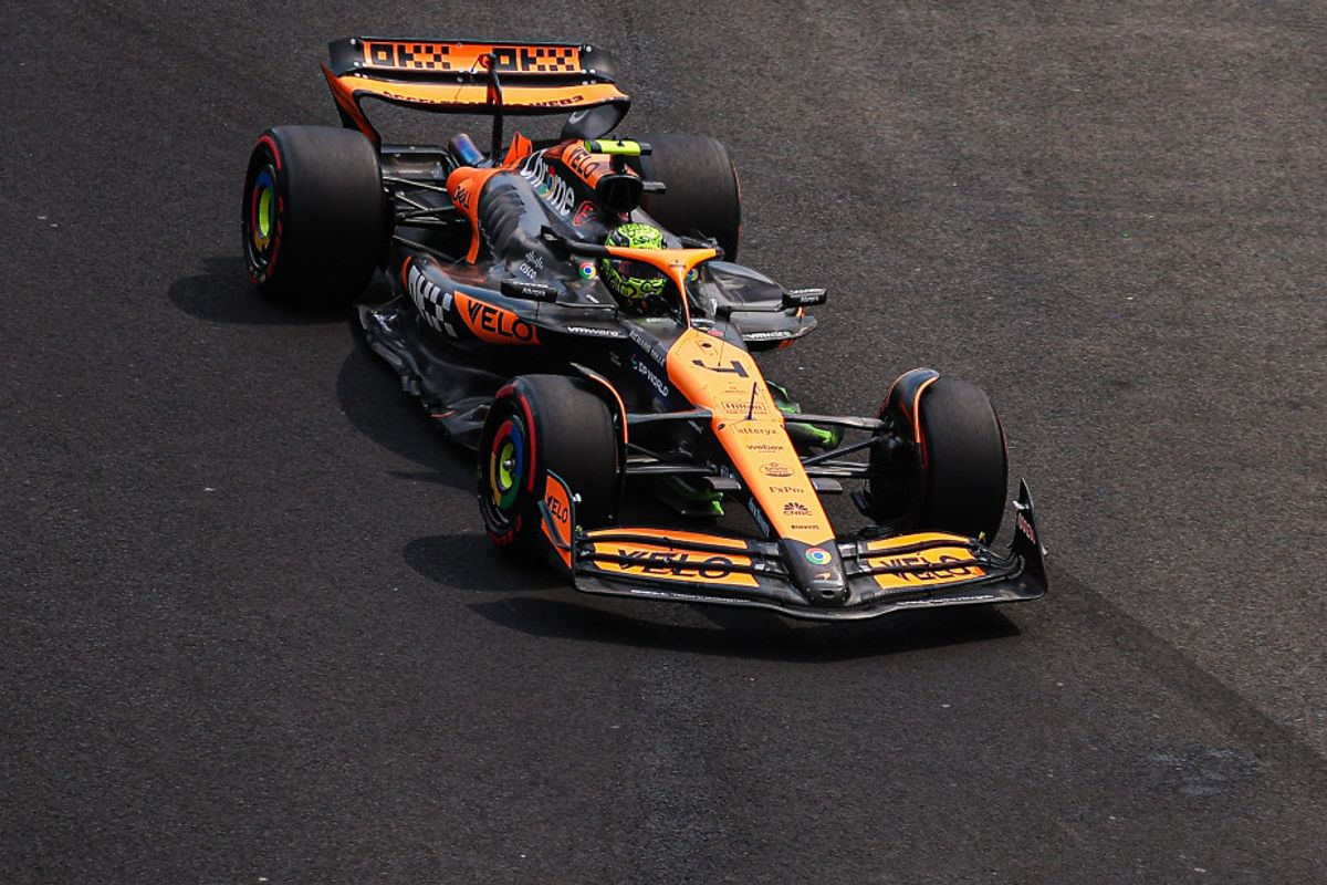 Norris quickest in practice at Interlagos ahead of Russell