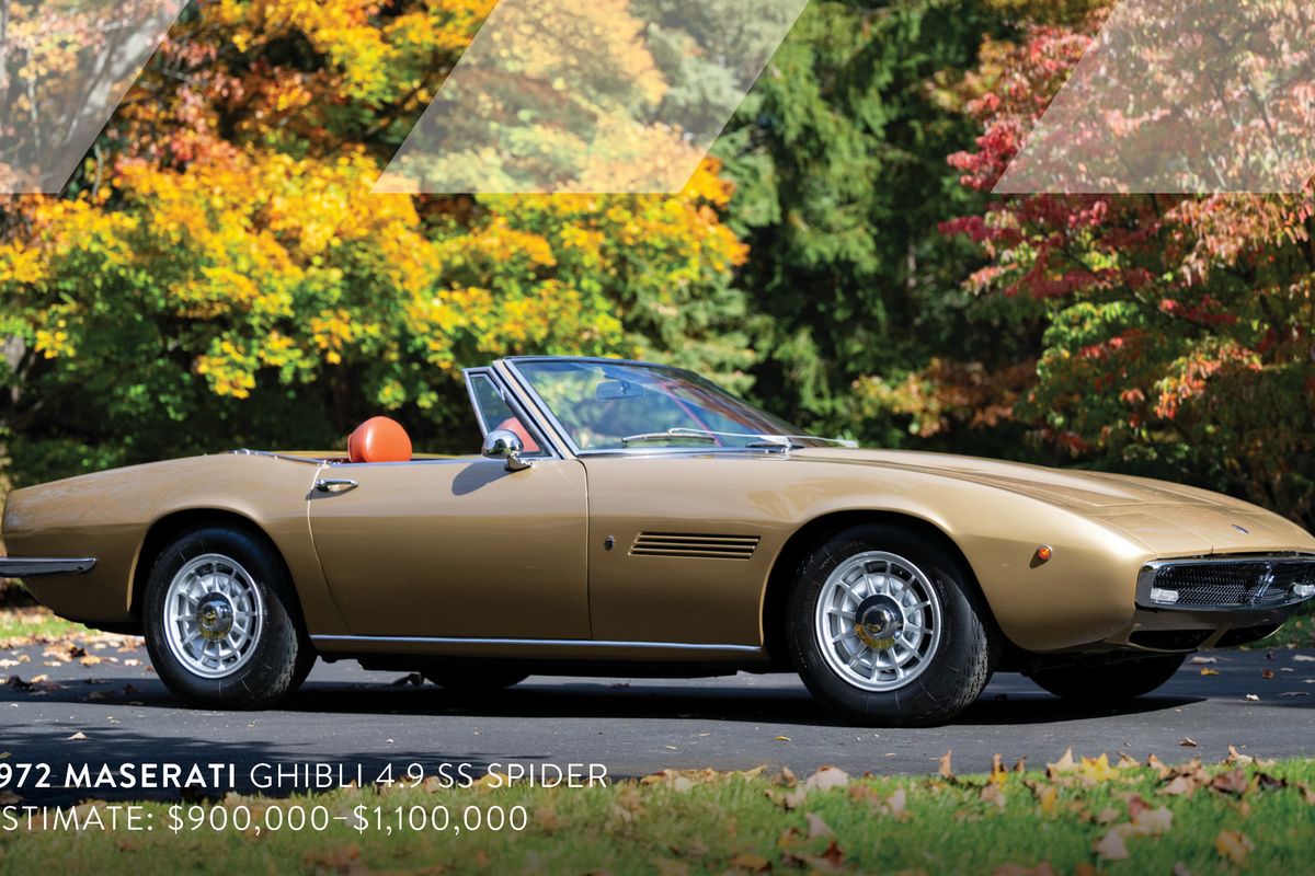 Stunning Maserati Ghibli by Ghia @ Goodings Amelia Island Auctions