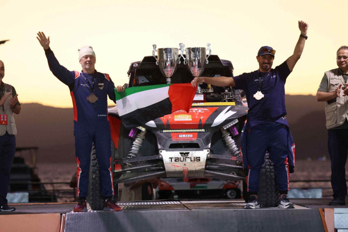 Emirati Khalid Al-Jafla and co-driver Andrei Rudnitski take Jordan Baja win