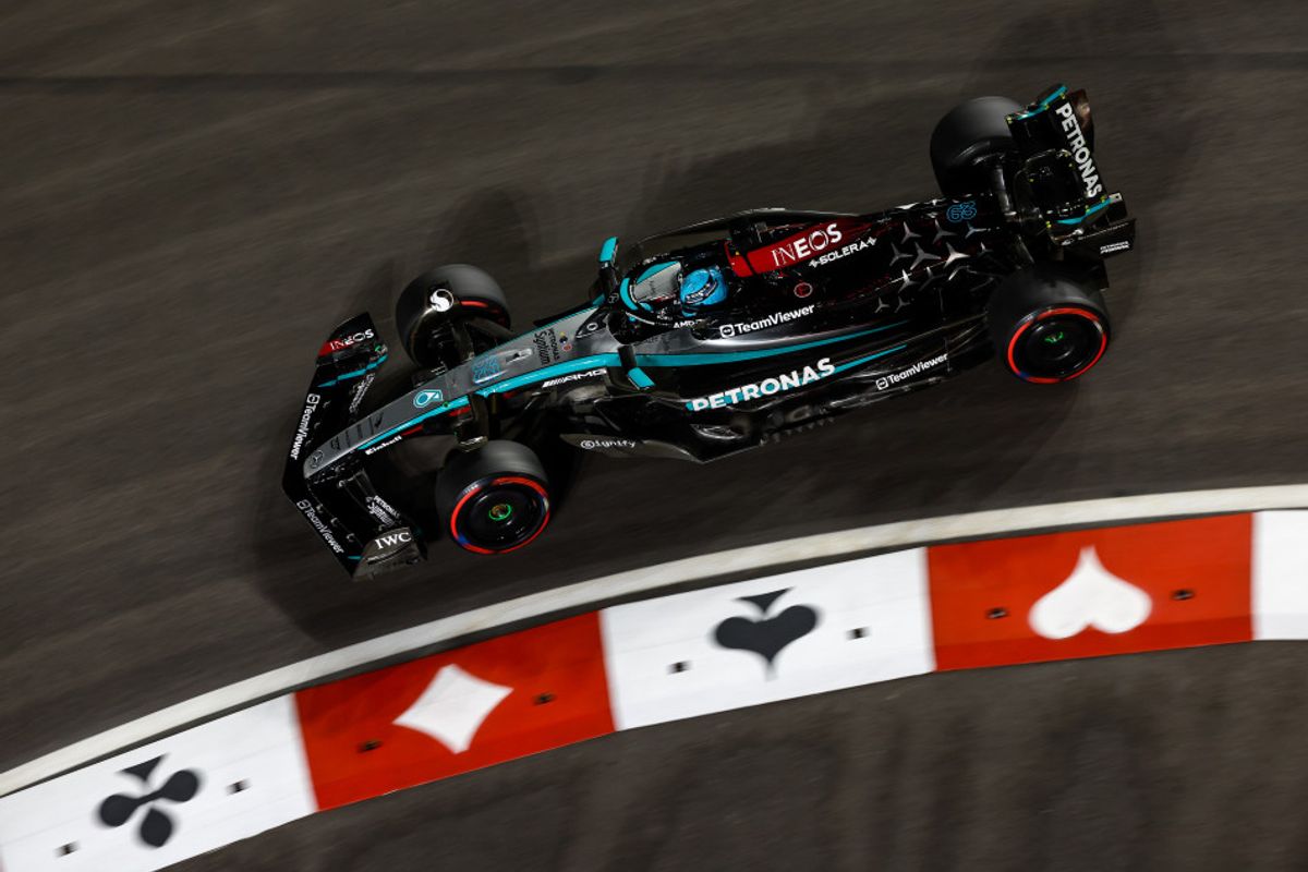 Russell takes Las Vegas Grand Prix pole ahead of Sainz and Gasly