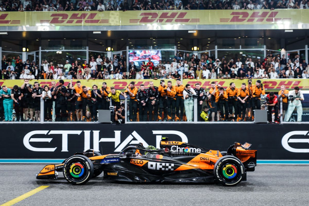 Norris takes Abu Dhabi win and seals Constructors' title for McLaren