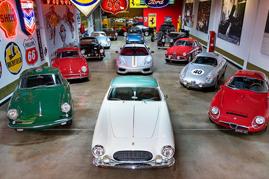 Ken Roath's classic sports cars from Ferrari, Alfa Romeo, Porsche @ Goodings Amelia Island 