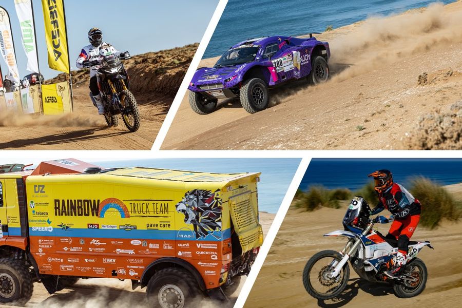Africa Eco Race competitors face the First Moroccan stage