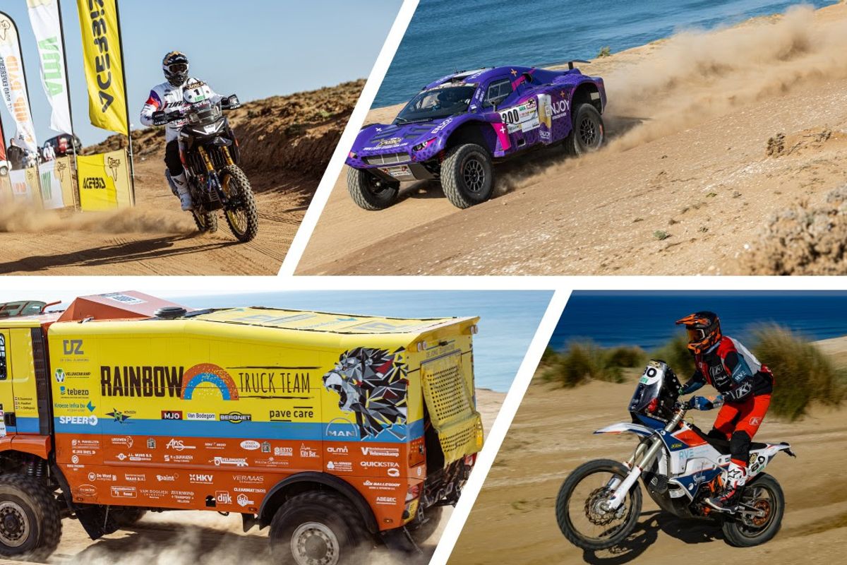 Africa Eco Race competitors face the First Moroccan stage