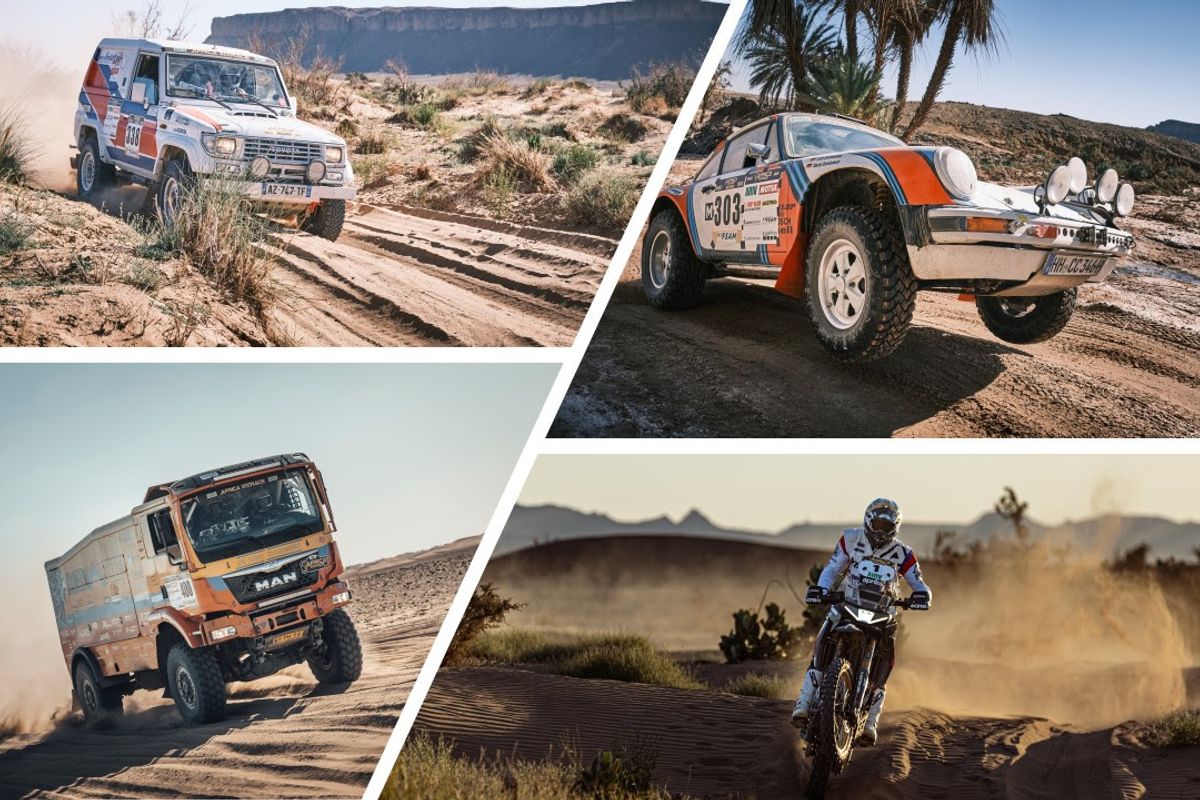 The dunes of erg chegaga on the menu for Africa Eco Race competitors