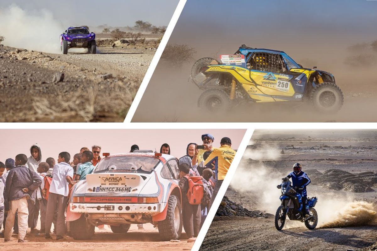 Africa Eco Race Stage 8 A legendary stage in the Mauritanian desert