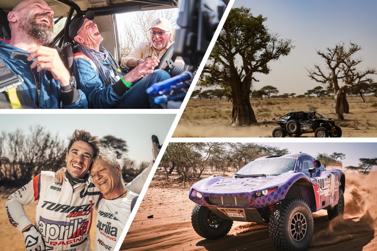 Winners of the Africa Eco Race arrive in Senegal