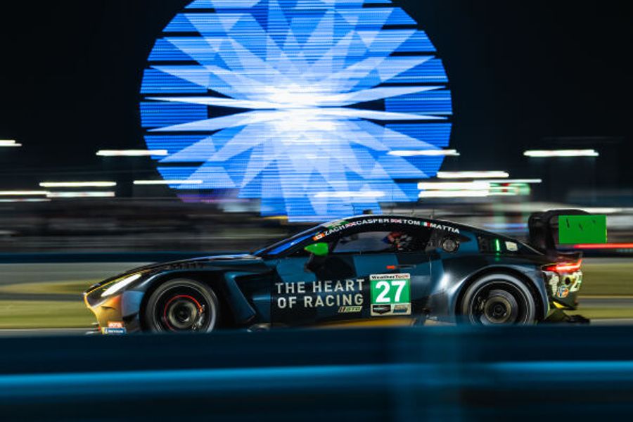 Aston Martin Vantage fights back for dramatic Rolex 24hr podium 