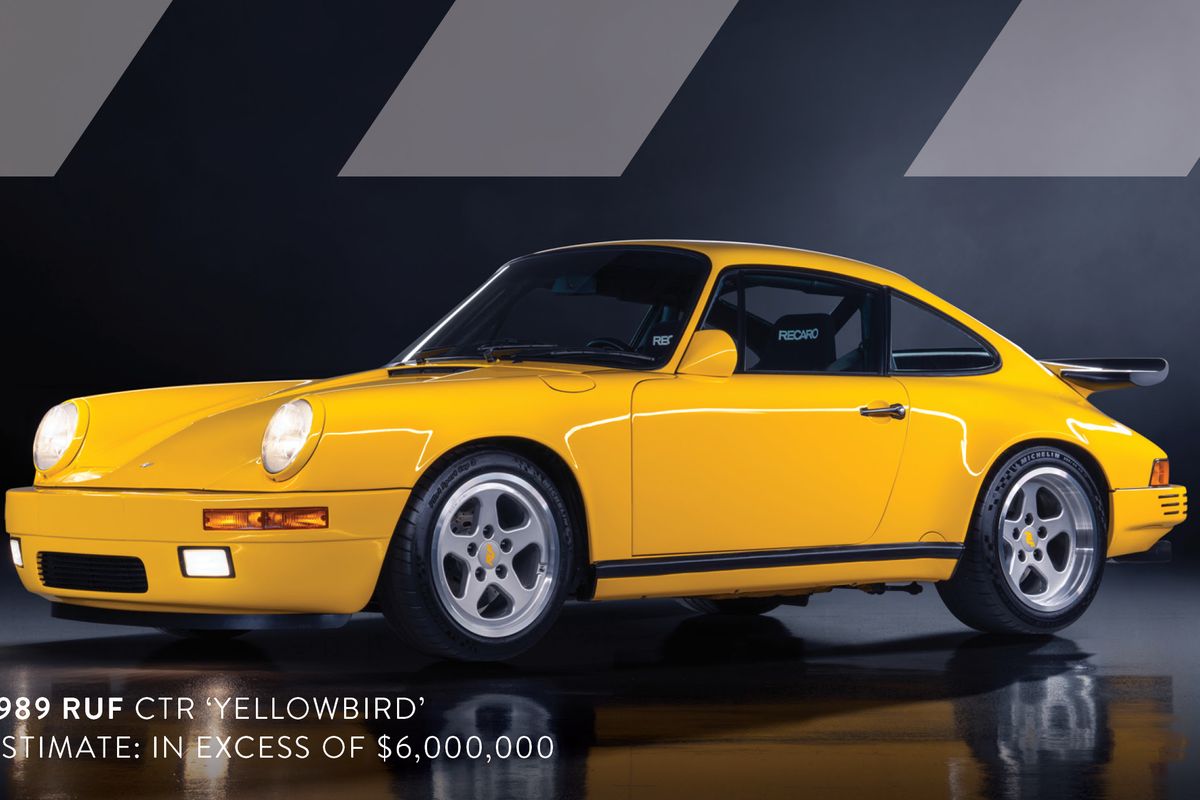 Goodings announce Time-Capsule RUF 'Yellowbird' for Amelia Island