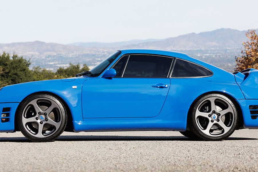 1-of-1 RUF CTR2 Finished in Adriatic Blue @ Goodings Amelia Island Auction