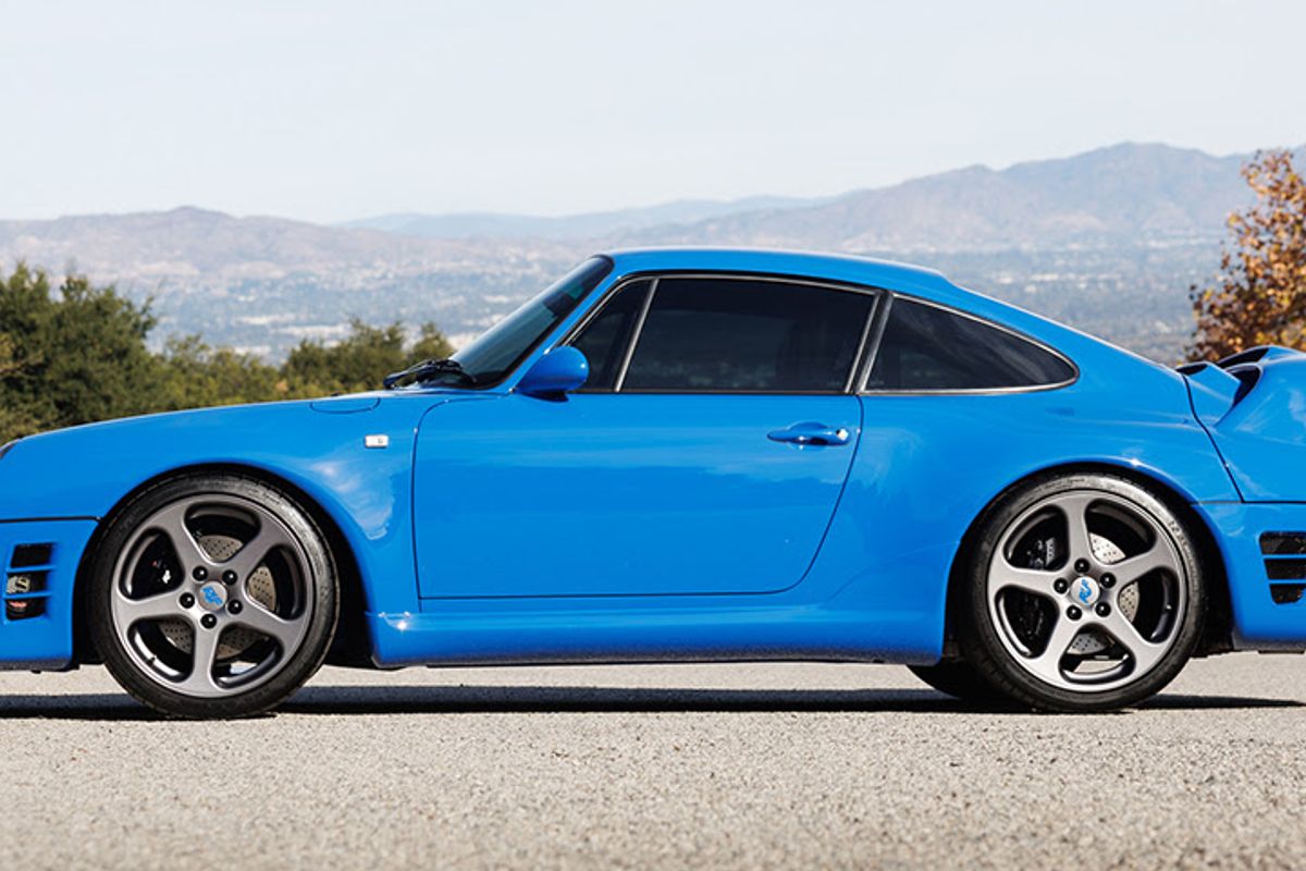 1-of-1 RUF CTR2 Finished in Adriatic Blue @ Goodings Amelia Island Auction