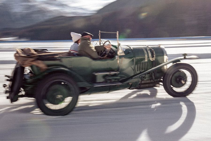 Vintage Bentley in St. Moritz - Thrills on I.C.E