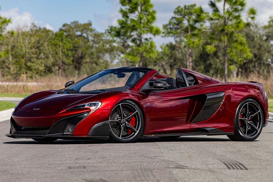 Volcano Red McLaren 675LT Spider to be Offered at Mecum Glendale